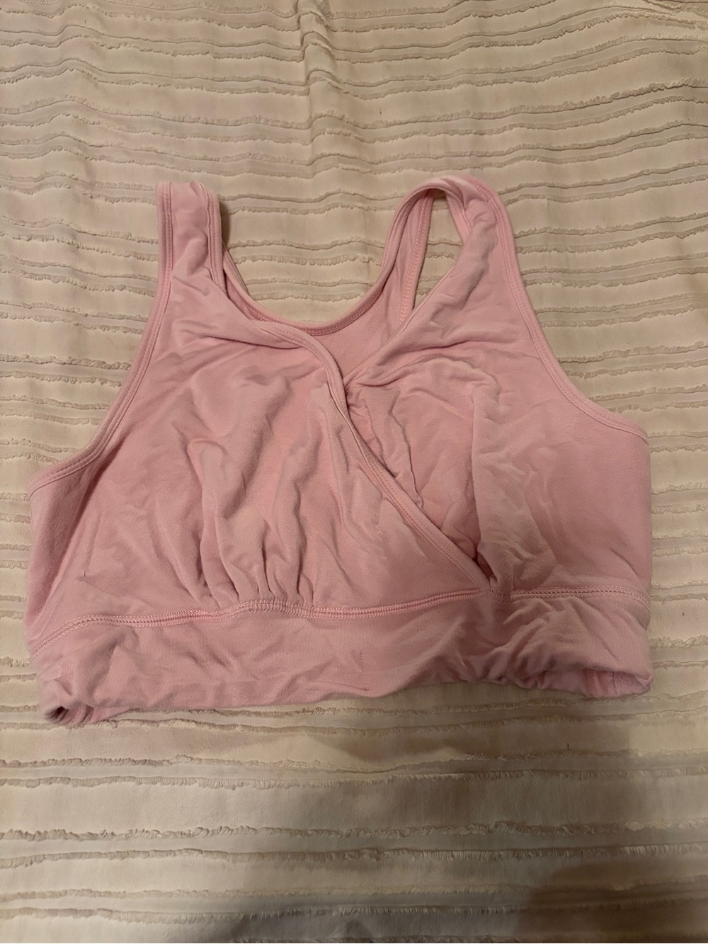 Kindred Bravely Nursing Crossover Bra - Light Pink